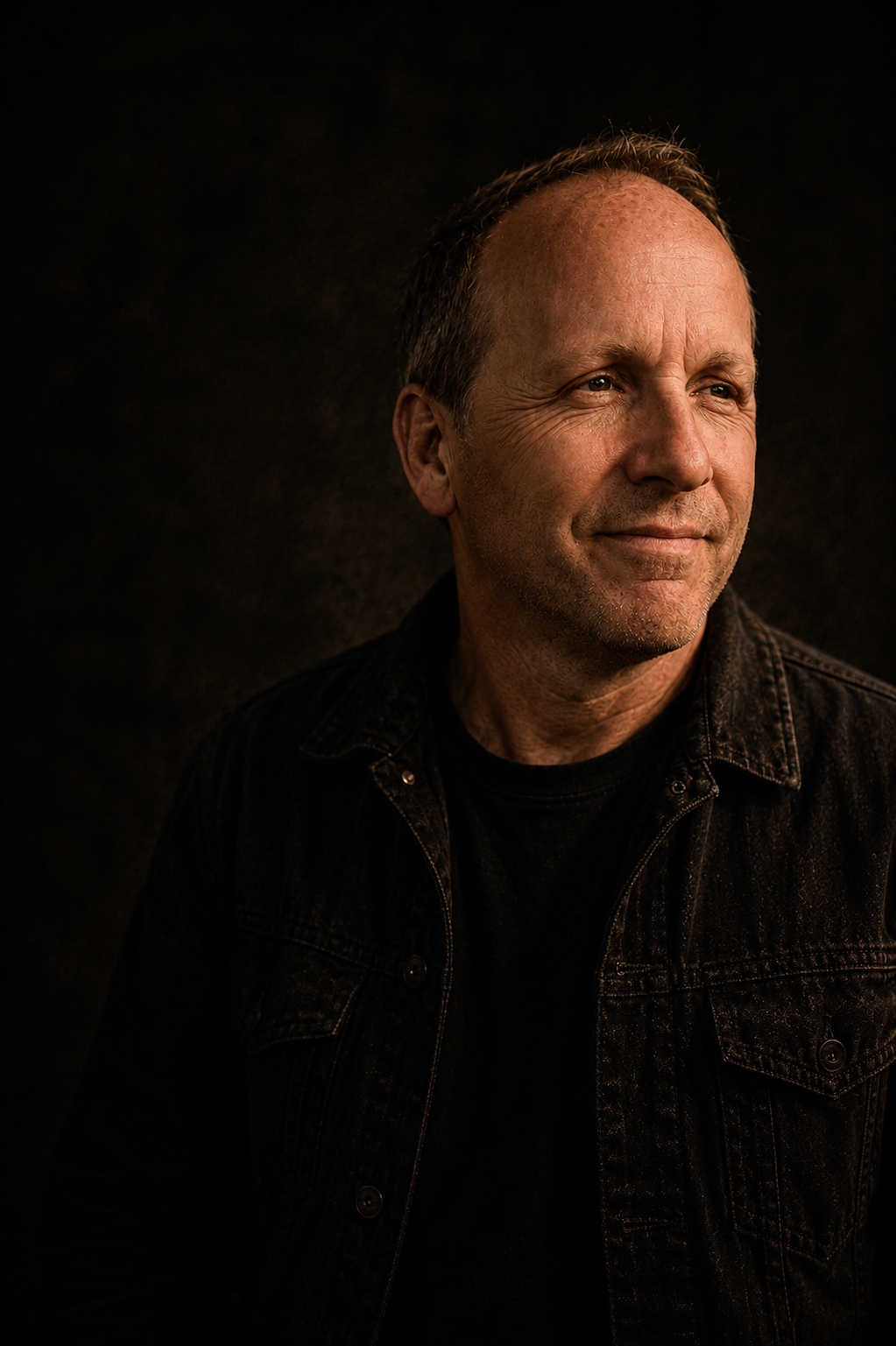 Ed Brown, writer and director of HIKERTOWN, in a warm-lit portrait